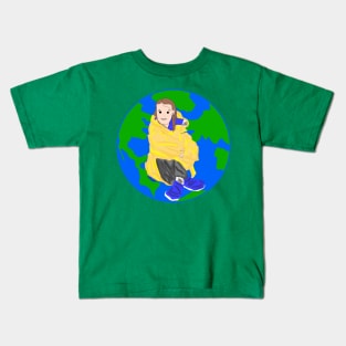 greta thunberg protect the world Kids T-Shirt